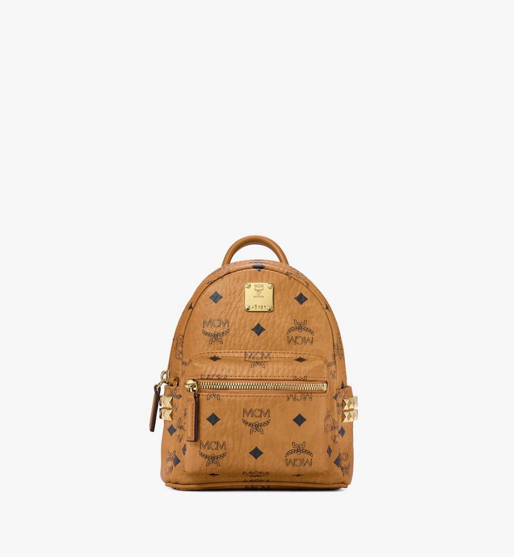 Stark Bebe Boo Side Studs Backpack in Visetos 1 Stark Bebe Boo Side Studs Backpack in Visetos 1